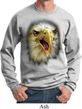 Mens Eagle Sweatshirt Big Eagle Face Sweat Shirt
