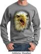 Mens Eagle Sweatshirt Big Eagle Face Sweat Shirt