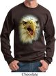 Mens Eagle Sweatshirt Big Eagle Face Sweat Shirt