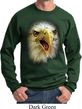 Mens Eagle Sweatshirt Big Eagle Face Sweat Shirt