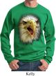 Mens Eagle Sweatshirt Big Eagle Face Sweat Shirt