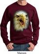 Mens Eagle Sweatshirt Big Eagle Face Sweat Shirt