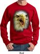 Mens Eagle Sweatshirt Big Eagle Face Sweat Shirt