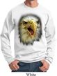 Mens Eagle Sweatshirt Big Eagle Face Sweat Shirt