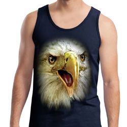 Mens Eagle Tanktop Big Eagle Face Tank Top Mens Eagle Tanktop Big Eagle Face Tank Top