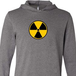 Mens Fallout Shirt Radiation Symbol Lightweight Hoodie Tee Mens Fallout Shirt Radiation Symbol Lightweight Hoodie Tee