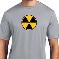 Mens Fallout Shirt Radiation Symbol Moisture Wicking Tee Mens Fallout Shirt Radiation Symbol Moisture Wicking Tee