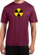 Mens Fallout Shirt Radiation Symbol Moisture Wicking Tee