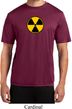 Mens Fallout Shirt Radiation Symbol Moisture Wicking Tee