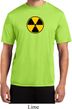 Mens Fallout Shirt Radiation Symbol Moisture Wicking Tee
