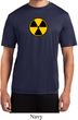Mens Fallout Shirt Radiation Symbol Moisture Wicking Tee