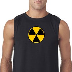 Mens Fallout Shirt Radiation Symbol Sleeveless Tee T-Shirt Mens Fallout Shirt Radiation Symbol Sleeveless Tee T-Shirt