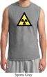 Mens Fallout Shirt Radioactive Triangle Muscle Tee T-Shirt