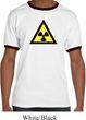 Mens Fallout Shirt Radioactive Triangle Ringer Tee T-Shirt