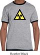 Mens Fallout Shirt Radioactive Triangle Ringer Tee T-Shirt