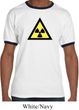 Mens Fallout Shirt Radioactive Triangle Ringer Tee T-Shirt