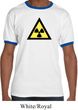 Mens Fallout Shirt Radioactive Triangle Ringer Tee T-Shirt