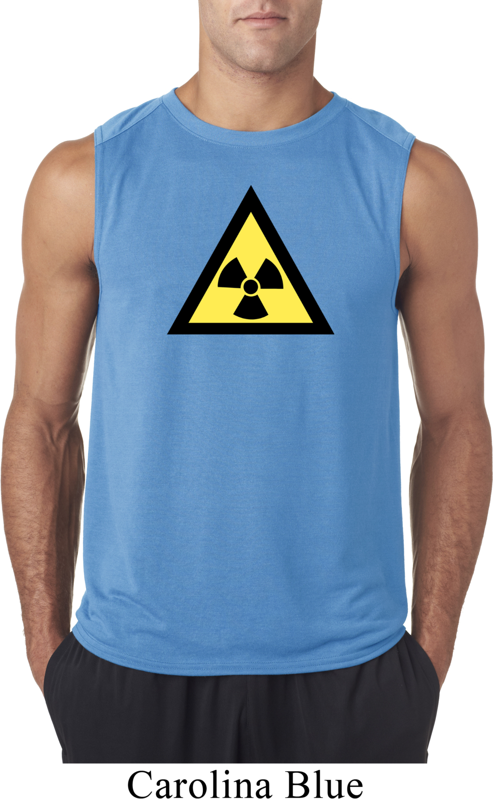 Mens Fallout Shirt Radioactive Triangle Sleeveless Tee T-Shirt ...