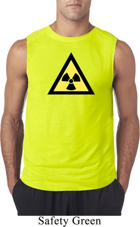 Mens Fallout Shirt Radioactive Triangle Sleeveless Tee T-Shirt
