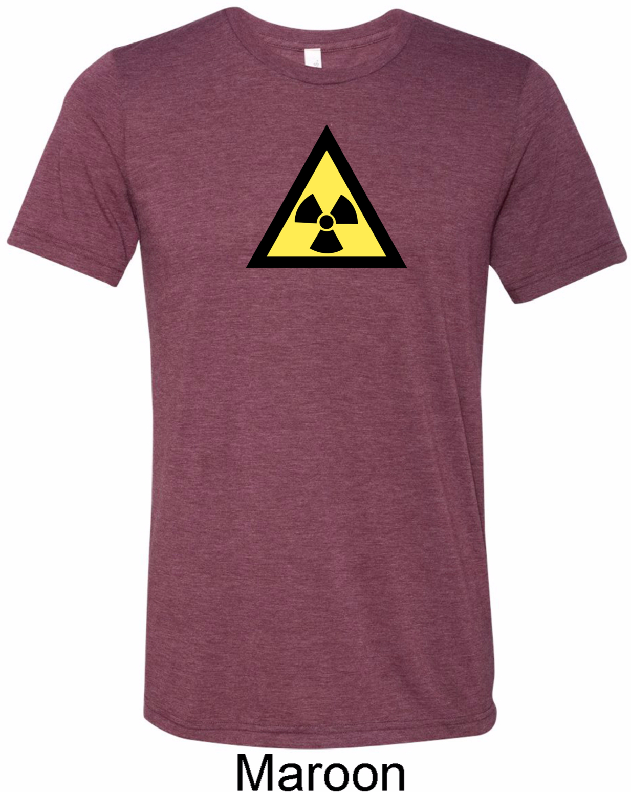 Mens Fallout Shirt Radioactive Triangle Tri Blend Crewneck Tee T-Shirt ...
