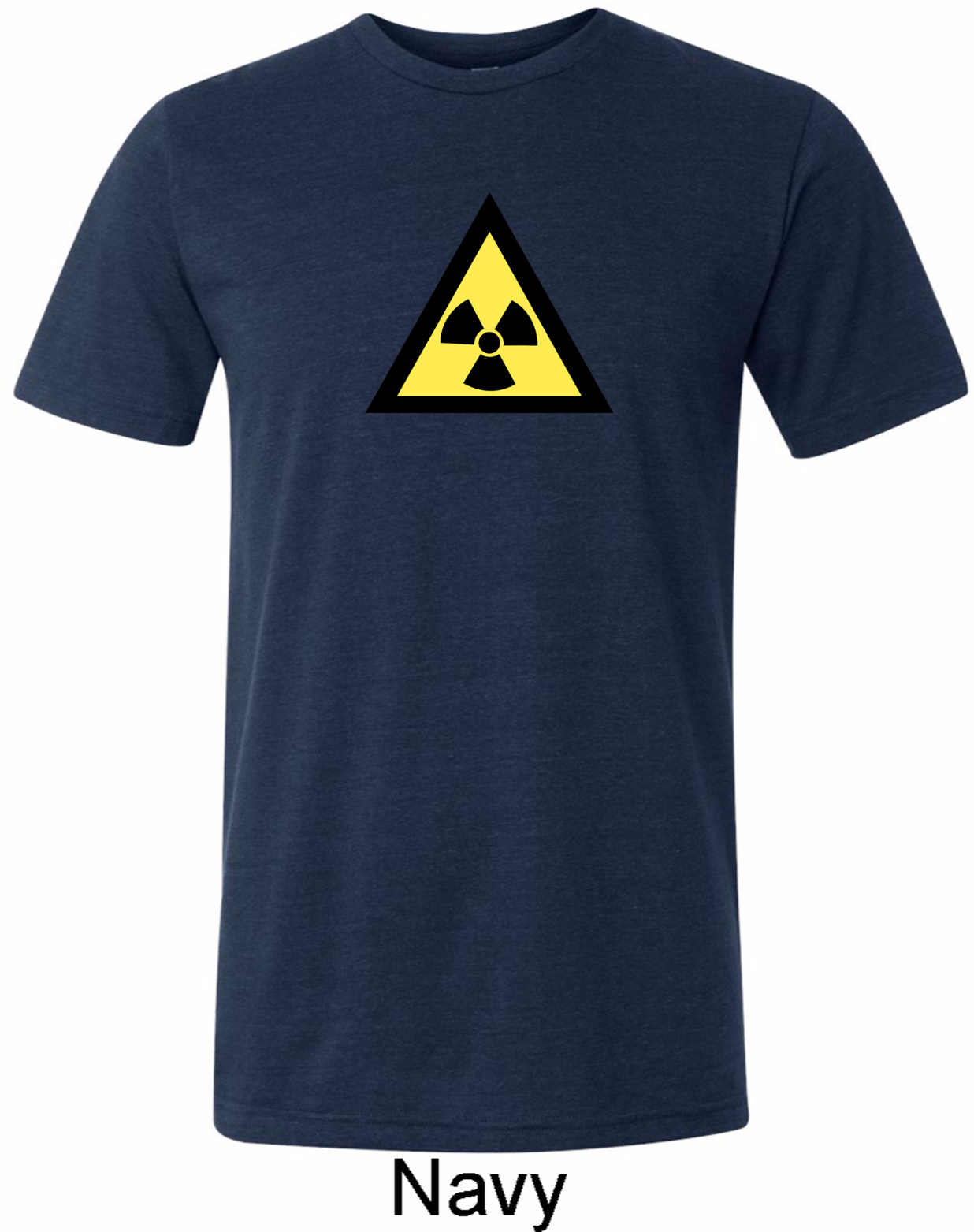 Mens Fallout Shirt Radioactive Triangle Tri Blend Crewneck Tee T-Shirt ...