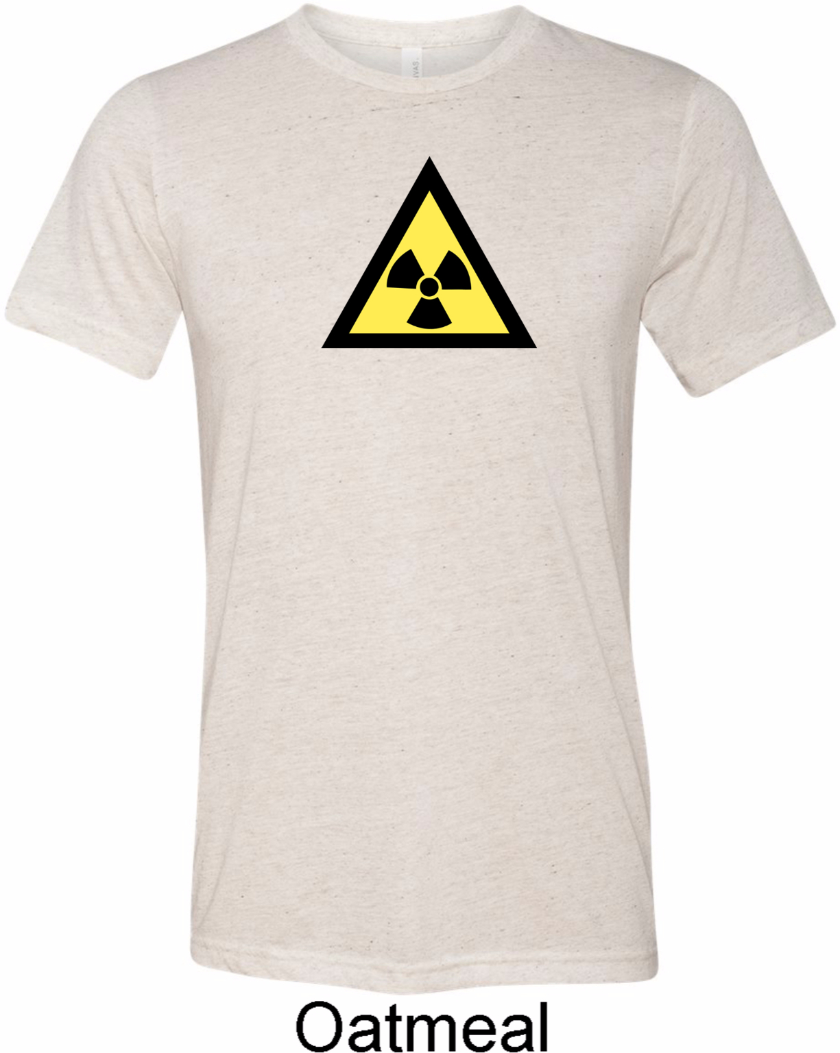 Mens Fallout Shirt Radioactive Triangle Tri Blend Crewneck Tee T-Shirt ...