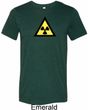 Mens Fallout Shirt Radioactive Triangle Tri Blend Crewneck Tee T-Shirt