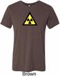 Mens Fallout Shirt Radioactive Triangle Tri Blend Crewneck Tee T-Shirt