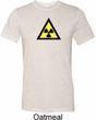 Mens Fallout Shirt Radioactive Triangle Tri Blend Crewneck Tee T-Shirt