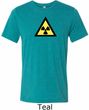 Mens Fallout Shirt Radioactive Triangle Tri Blend Crewneck Tee T-Shirt