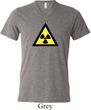 Mens Fallout Shirt Radioactive Triangle Tri Blend V-neck Tee T-Shirt