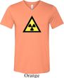Mens Fallout Shirt Radioactive Triangle Tri Blend V-neck Tee T-Shirt