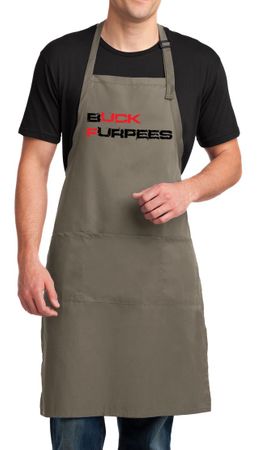 Mens Fitness Apron Buck Furpees Full Length Apron with Pockets