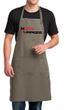 Mens Fitness Apron Buck Furpees Full Length Apron with Pockets