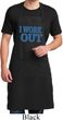 Mens Fitness Apron I Work Out Full Length Apron with Pockets