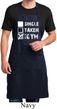 Mens Fitness Apron Single Taken Gym Full Length Apron with Pockets