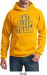 Mens Fitness Hoodie Eat Sleep Train Hoody