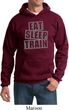 Mens Fitness Hoodie Eat Sleep Train Hoody