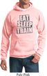 Mens Fitness Hoodie Eat Sleep Train Hoody