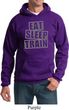 Mens Fitness Hoodie Eat Sleep Train Hoody