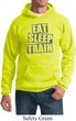 Mens Fitness Hoodie Eat Sleep Train Hoody