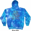 Mens Fitness Hoodie Eat Sleep Train Tie Dye Hoody