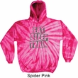 Mens Fitness Hoodie Eat Sleep Train Tie Dye Hoody