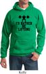 Mens Fitness Hoodie I Rather Be Lifting Hoody