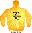 Mens Fitness Hoodie I Rather Be Lifting Tie Dye Hoody