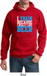 Mens Fitness Hoodie I Train For Beer Hoody
