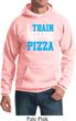 Mens Fitness Hoodie I Train For Pizza Hoody
