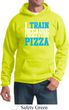 Mens Fitness Hoodie I Train For Pizza Hoody