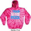 Mens Fitness Hoodie I Train For Pizza Tie Dye Hoody