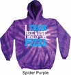 Mens Fitness Hoodie I Train For Pizza Tie Dye Hoody